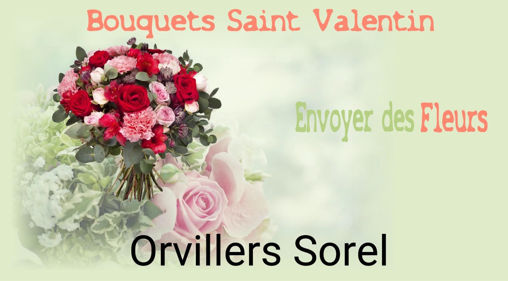 Roses de Saint-Valentin livrées à Orvillers-Sorel